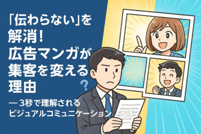 「伝わらない」を解消！広告マンガが集客を変える理由