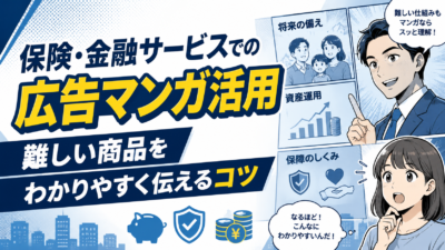 保険・金融サービスでの広告マンガ活用｜難しい商品をわかりやすく伝えるコツ