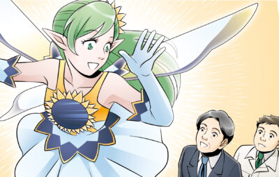 太陽光発電の導入を分かりやすく紹介したマンガチラシ